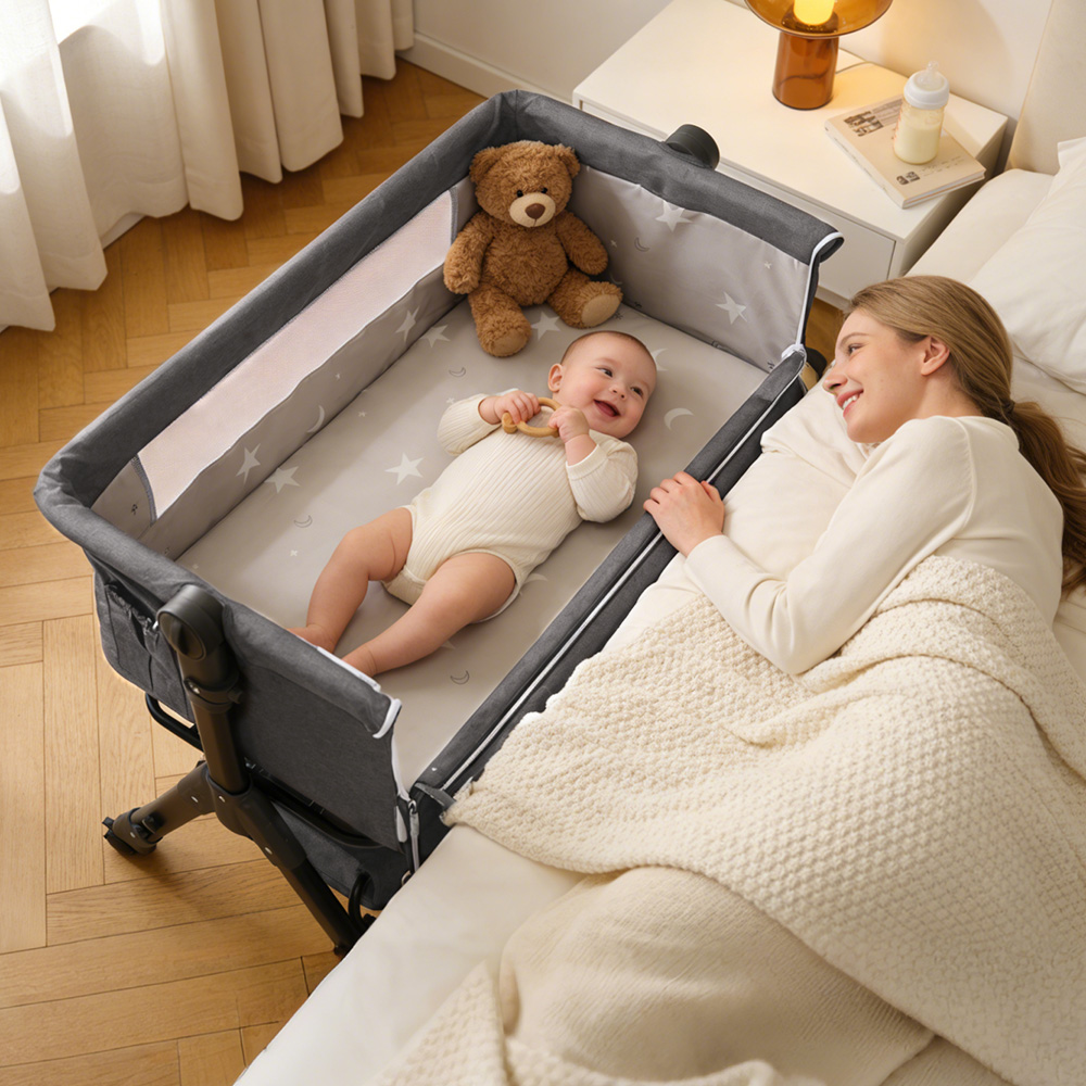 3-in-1 아기용 침대 겸용 바스켓, 간편하게 조립하 - Baby Nursery Trolley 리뷰 및 가격