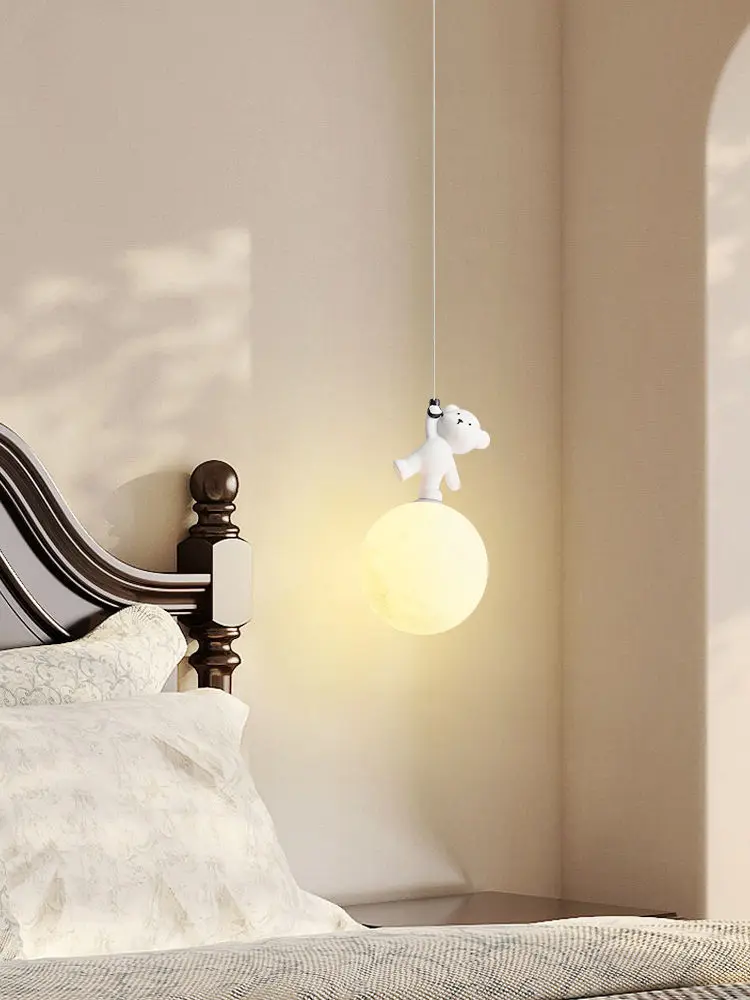 곰 램프 만화 캐릭터 아기방 침대 옆 펜던트 레진 어린 - Baby Nursery Light Fixture 리뷰 및 가격